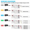 Smart 5-in-1 WiFi LED Controller RGBWW, Intelligent Wireless Controller for