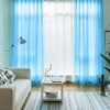 Sheer Curtains Living Room Rod Pocket Window Curtain Panels Bedroom