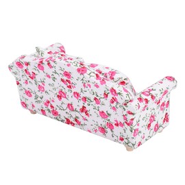 Doll Sofa, Dollhouse, Mini, Dollhouse Sofa for 12 Inch for Dolls for Living Room for 1/12 Scale Doll(Small Flower Clusters) Doll Houses