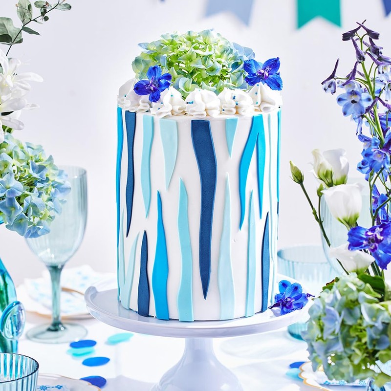 FunCakes Pasta di Zucchero Sea Blue: facile da usare, liscia,