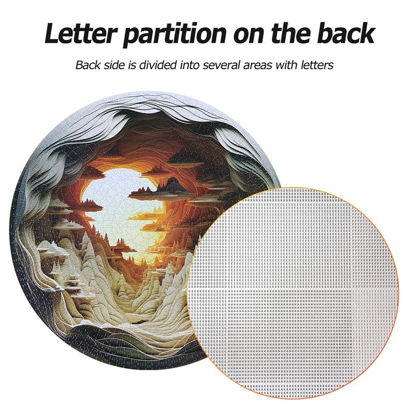 Bgraamiens- Hard Puzzles for Adults -3D Visual Dawn Inside a