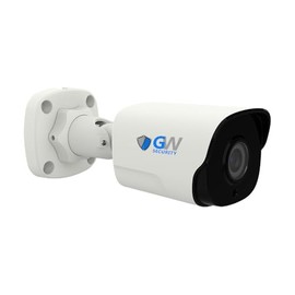 GW Security 4K 8MP TAA & NDAA Compliant Outdoor Indoor Face Recognition Human/Vehicle AI Detection Microphone PoE IP Weatherproof Bullet Security Camera (GW863701M)