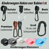 Pram Hook for Changing Bag, Non-Slip Pram Hook, Carabiner Pram
