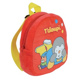 Jemini Unisex's 024207 T'Choupi Children's Backpack +/-23 cm, Multicolored, 28 CM