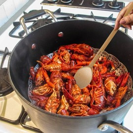 HIC Kitchen Classic French Beechwood Spoons, Made in France, Includes 10-Inch, 12-Inch, and 14-Inch, Set of 3