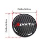 Car Cup Holder Coaster, 2 PCS Carbon Fiber Non-Slip Embedded