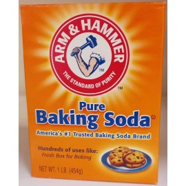 ARM & HAMMER Pure Baking Soda 1 LB (454g) America's #1 Trusted Baking Soda Brand