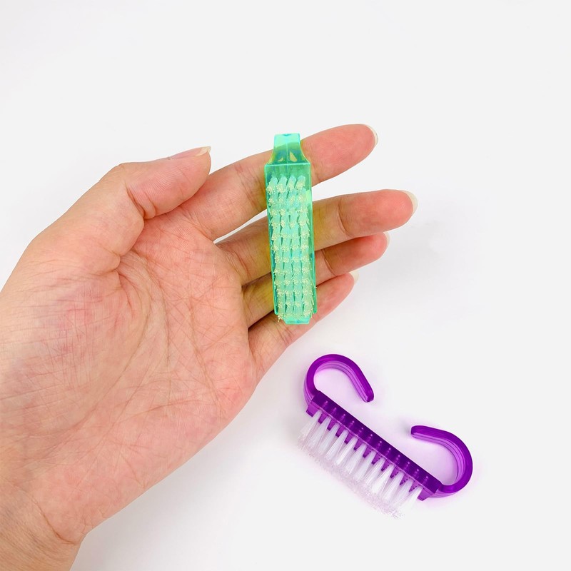 Handle Grip Nail Brush, 24 Pack Small Fingernail Brushes, Hand