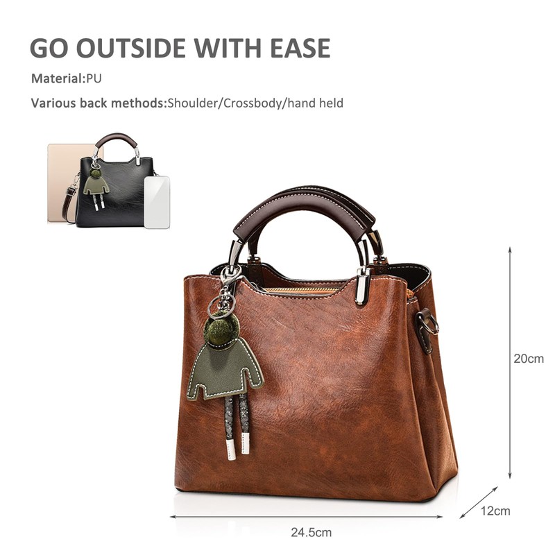 NICOLE & DORIS Small Handbags for Women Top Handle Crossbody