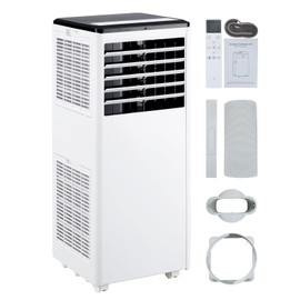Portable Conditioner, 8000BTU Portable Conditioner, 3-in-1 Function, Can Be Used as a Dehumidifier Cooler, Cooling 350 Sq. Suitable for Dormitory/Apartment/Office Conditioning