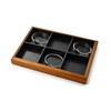 Oirlv Stackable Jewellery Tray Wooden Jewellery Display Trays for Rings Earrings Necklace Display and Organiser
