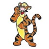Winnie Cartoon Pooh Tigger 1 Inch Tall Metal Enamel Pin