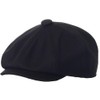 Classic Cotton 8 Panel Newsboy Cap Kids Cabbie Flat Tweed