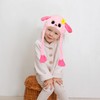Bubblepompom Animal Hat with Ears Moving Jumping Pop Up Beating