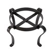Achla Designs Patio Flower Pot Plant Stand, 8-in H Black