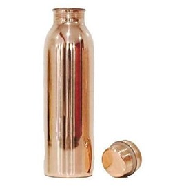 Traveller's Pure Copper Water Bottle for Ayurvedic Health Benefits Joint Free, Leak Proof 600 ML