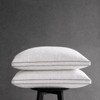 Goose Down Pillow, Queen Size Set of 1 with 3-Layer