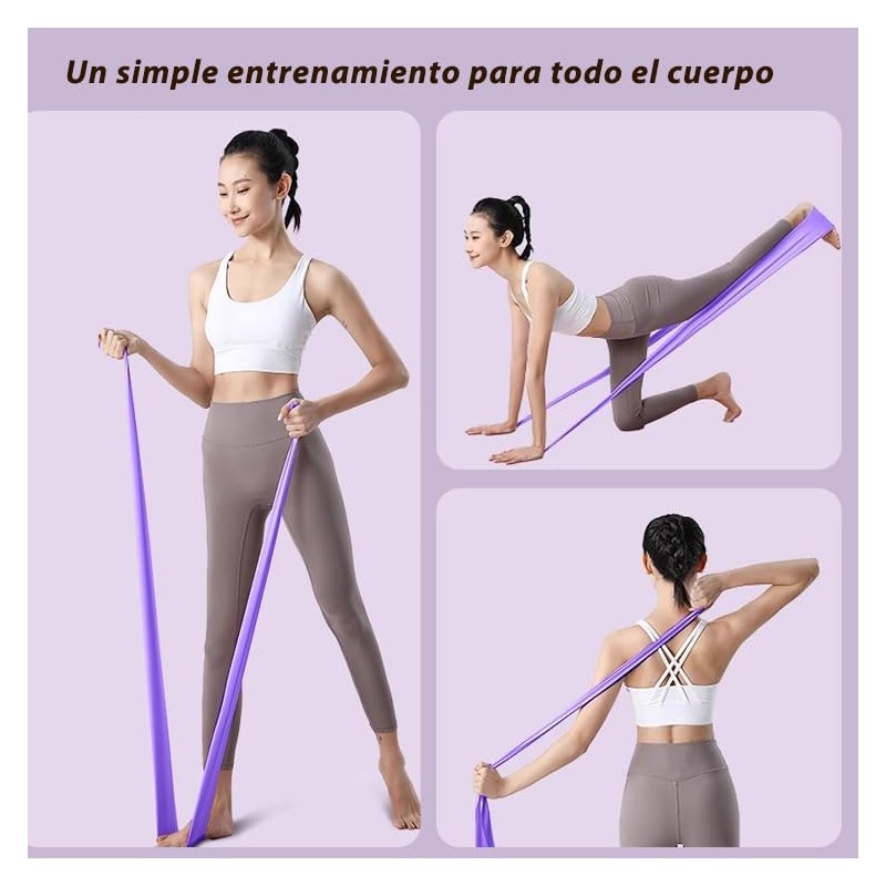 LNJLVI - Ligas de Resistencia Set de 3 Piezas, Bandas