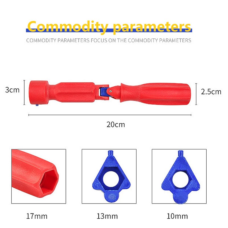 Newsmy Toilet Seat Spanner Plumbing Tools Toilet Seat Fitting Tool