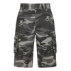 Mountain Warehouse Mens Camo Cargo Shorts Black Camo Mens W38