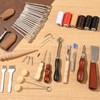 VEVOR Leather Working Tools Kit, 72 PCS with Portable Leather