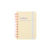 Delphonics Rolburn Notebook with Pocket, Schola, Mini (Light Yellow)
