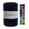 MAKRAMA Cuerda de Algodón 2mm Macramé 200 Metros 500gr Colores