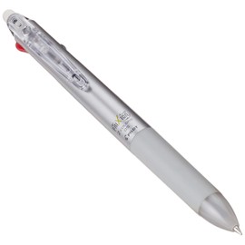 Pilot Rub-Off 2 Color Ballpoint Pen, Frixion Ball 2, 0.5, Silver, LKFB40EFS