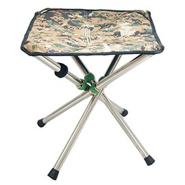Portable Lightweight Four Leg Folding Stool for Outdoor, Camping, Hiking, Gardening, Fishing, Travel
