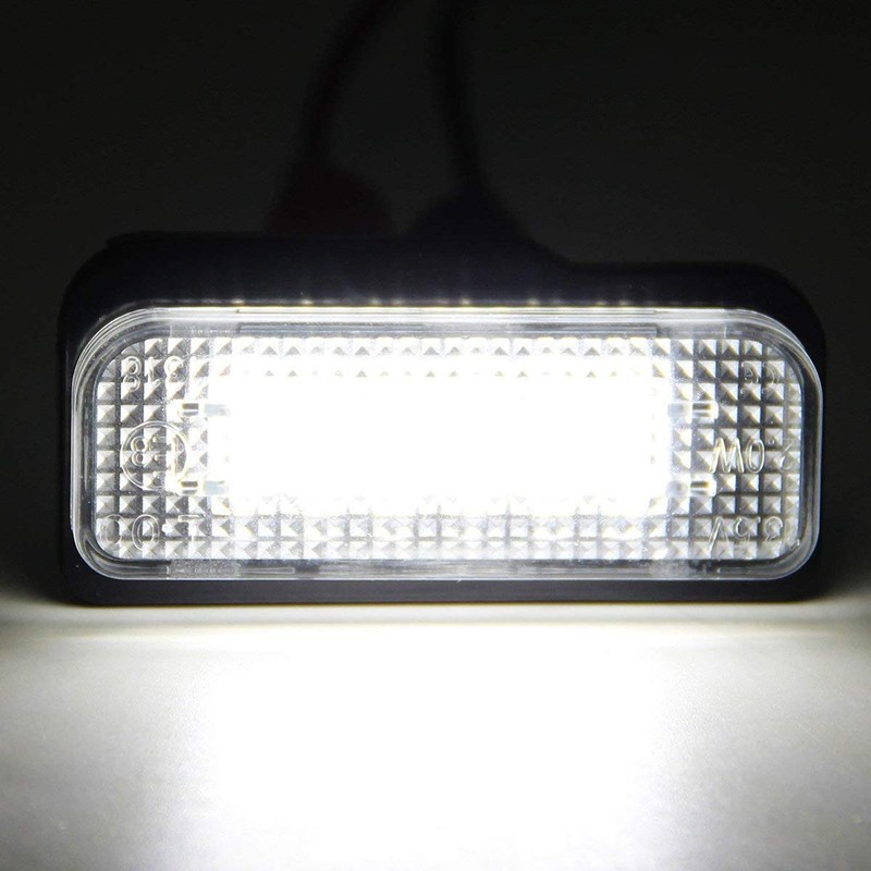 FOLGEMIR Top LED Number Plate Light, Number Plate 6000 K