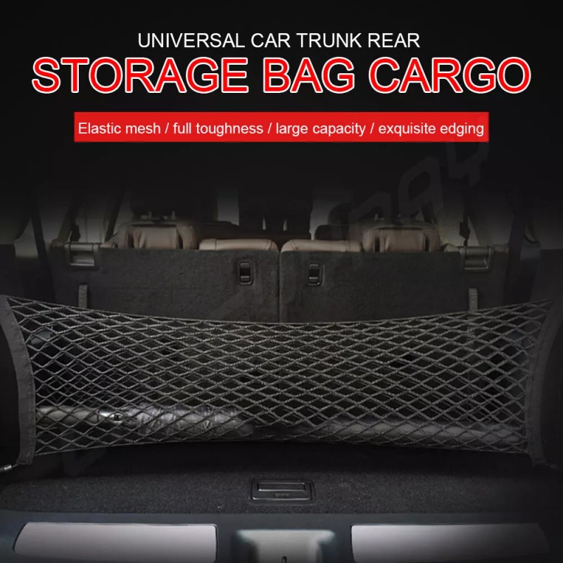CHUSYYRAY Rear Trunk Envelope Style Mesh Cargo Net for JEEP