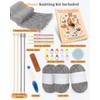 Reessy Knitting Kits for Beginners Adults, Scarve Knitting Starter Kit