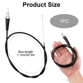 Universal Straight Head Throttle Cable,Pit Bike Throttle Cable,1.2m Length, 12cm Travel,High-Performance Replacement for Pit Bikes, Beach Car,Motorcycle,Durable Copper Wire Construction