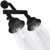 Double Shower Head with Shower Shut-Off Valves,2 Shower Head for