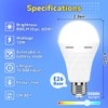Neporal LITE PRO Rechargeable Light Bulbs, 2600mAh Large Battery Backup
