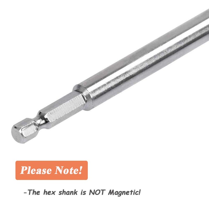 Mesee 12 Inch Extra Long Magnetic Bit Holder, 1/4 Inch