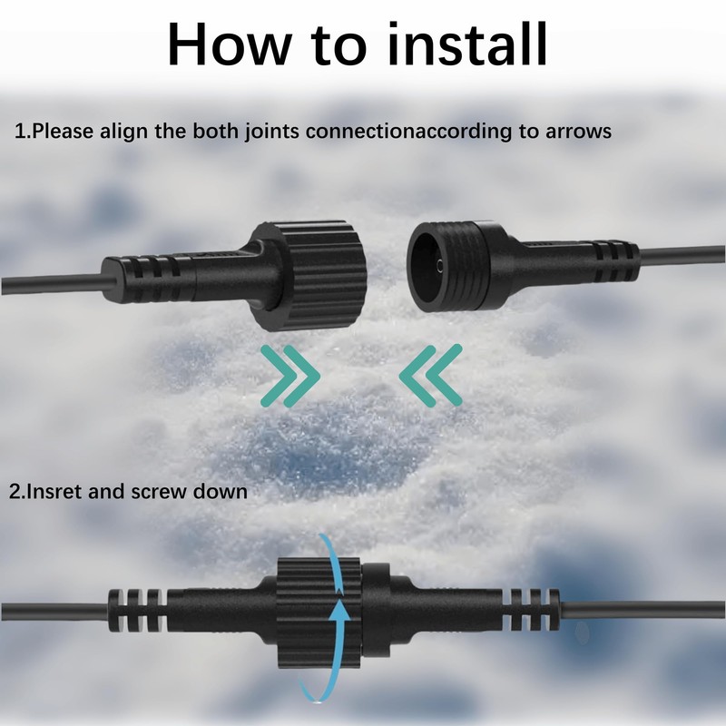 Jantoy Brightech Ambience Pro Waterproof Extension Cable for Solar Outdoor