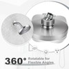 ALEASHA High Pressure Rain Shower Head, 6 Inch 1.8GPM Fixed