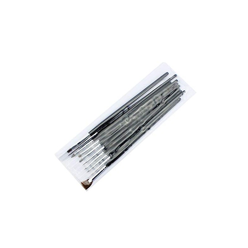 10pcs/Set U Brush Tools Art Acrylic Tips Nail Nail Pen