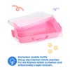 Sandpit Sensory Bin with Lid and Handle, Portable Sensory Sandbox
