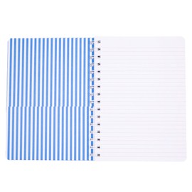 Lilly Pulitzer Hardcover Mini Spiral Notebook, 8.5" x 6.5" Small Journal with 160 College Ruled Pages, Bahamas Beachcomber