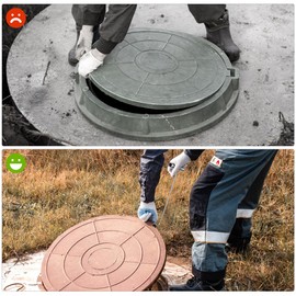 PRETYZOOM 15-Inch Stainless Steel Manhole Cover Hook T-Shaped Lifter Tool for Manhole Covers Storm Drains Pulling Hook Multipurpose Door and Goods Pulling Tool