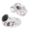 Boat Hand Rail Fitting Stainless Steel 45 Degree Round Base