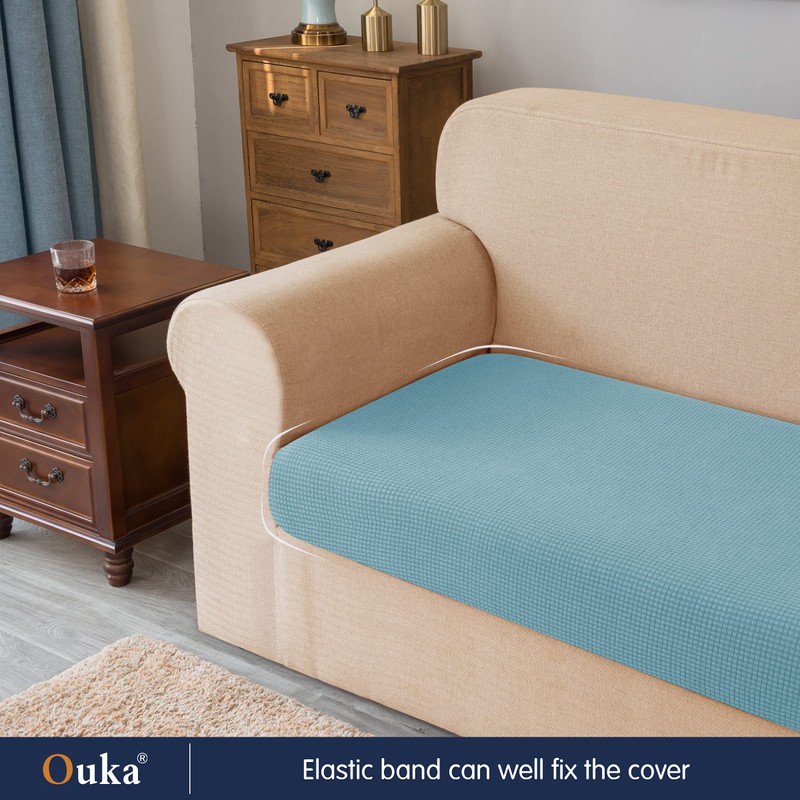 Ouka - Funda de cojín elástica para sofá, Protector de