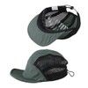 Spargel Men's Short Brim Mesh Cap, Jet Cap, 5 Panels,