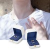 Oirlv Double Ring Box Double Ring Storage Box for Wedding