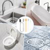 IETWATE 5PCS Bathroom Sink Unblocker Tool, Double Ended Nylon Pipe