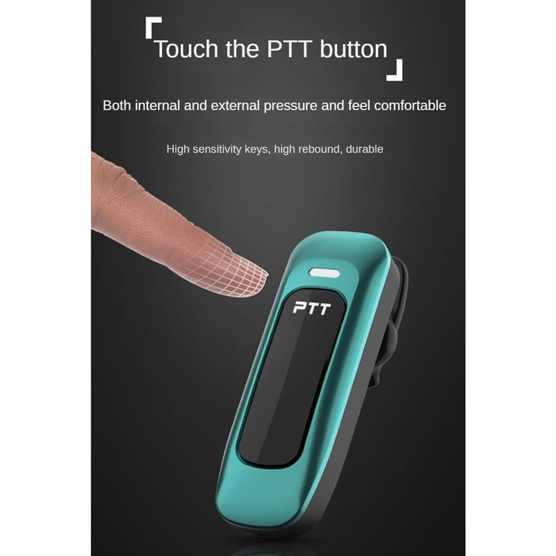 Fahgaer On-Ear Headset Receive 500 Square Feet Mini Walkie-Talkie Bluetooth