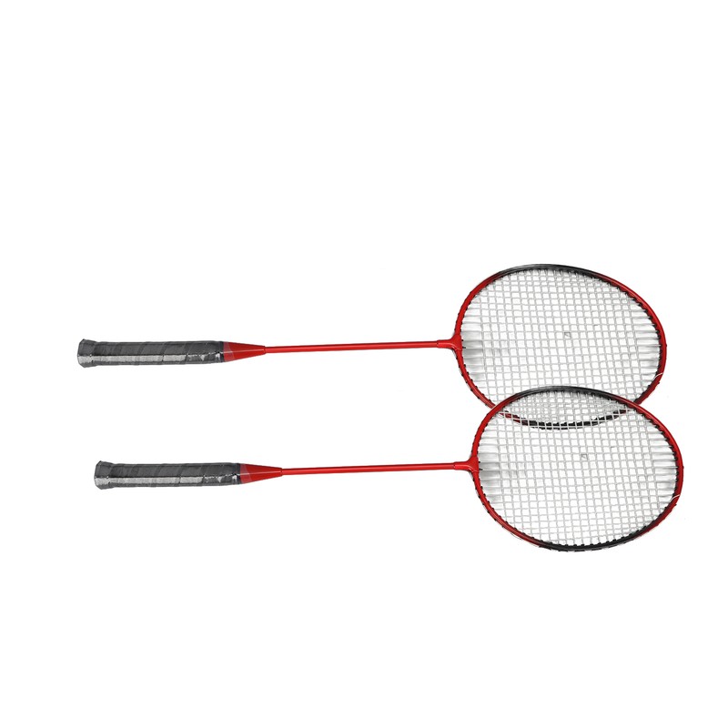 LEIJIAER Badminton Racket Offensive Iron Alloy Lightweight Comfortable Grip Sports