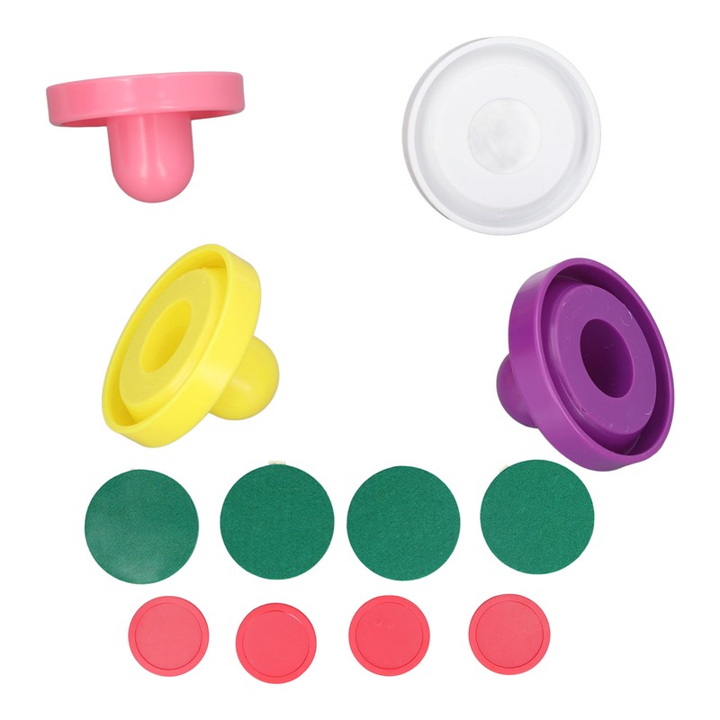 12pcs 96mm Table Air Hockeys Accessories Pushers Pads Air Hockeys